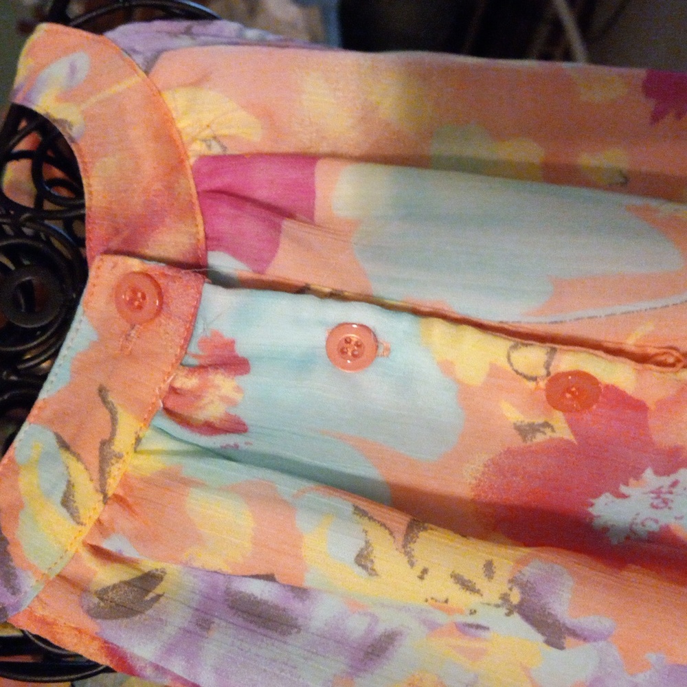 BLUEBERi BLVD. Chiffon Dress, 6, CAN BE $13. w/$4.99 shipping! - Picture 6 of 10